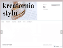 Tablet Screenshot of kreatorniastylu.com